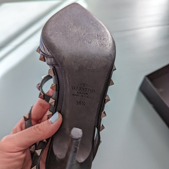 Valentino Rockstud Noir heels - Picture 8 of 12